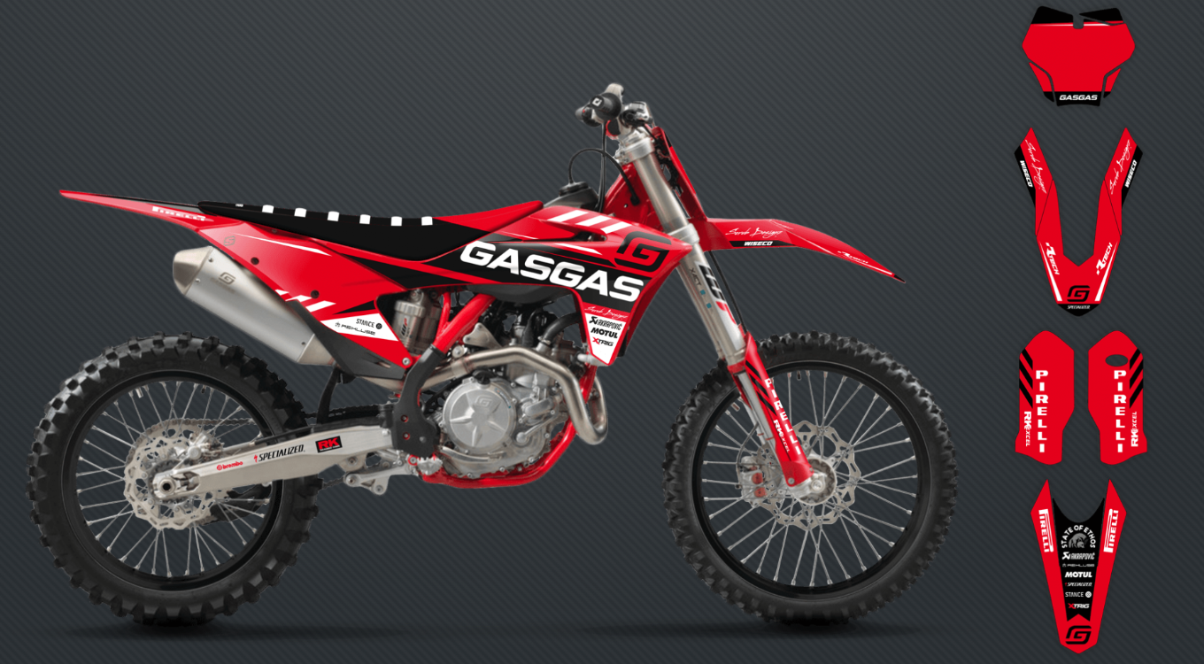 GASGAS Full Set Graphic Decal
